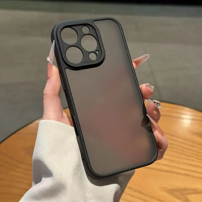 Luxuriöse Mattierte Panzerhülle für iPhone 11 12 13 14 15 16 17 18 Pro Max Plus Hybrid Hartschale Stoßfeste Abdeckung – Detail 4