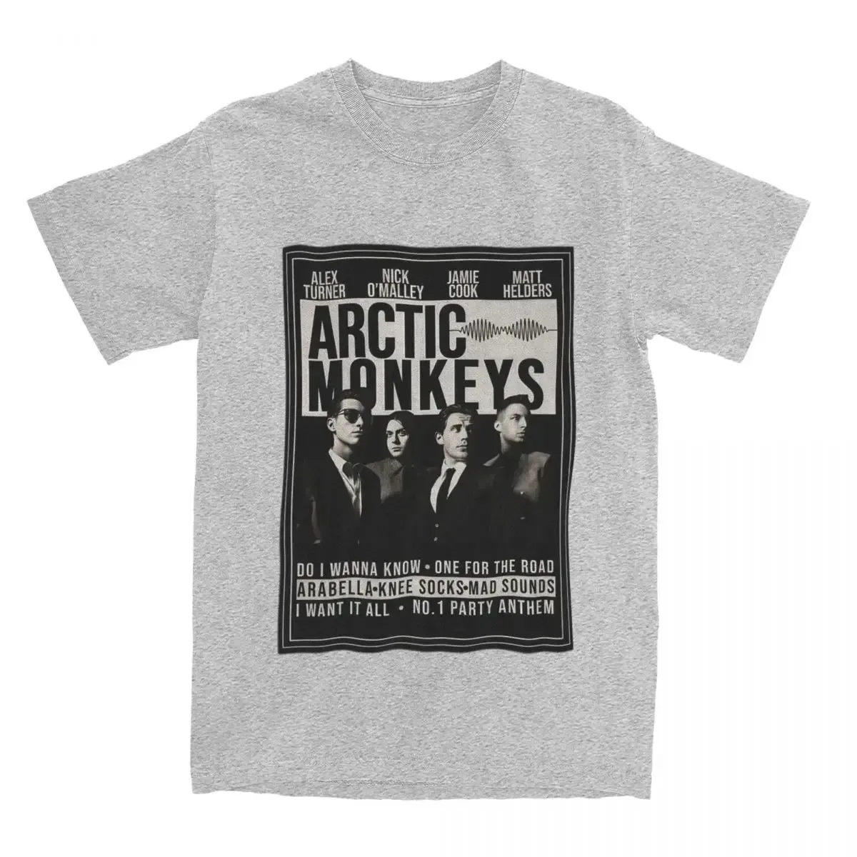 2024 nowy arktyczny małpi zespół rockowy akcesoria t-shirt damski Hip Hop 100% bawełniany t-shirt wycięcie pod szyją wysokiej jakości krótki rękaw