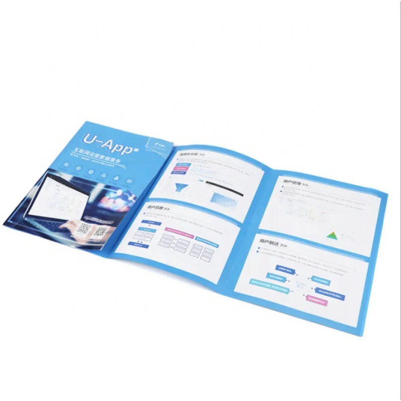 Custom. Custom Low Moq Digitale Drukbrochure/Pamflet/Handleiding/Folder/Flyer/Poster China Printer