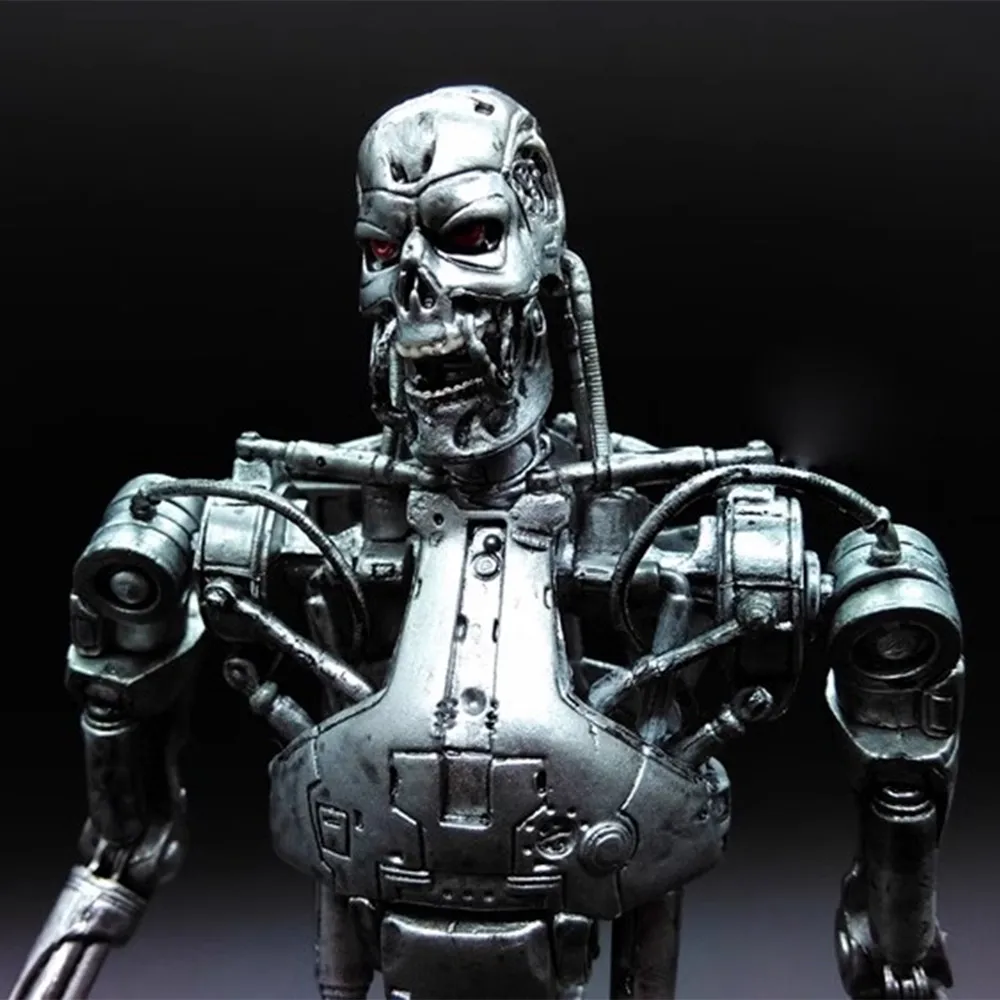 Figura de Vinilo NECA de la Serie Terminator, T800-Skeleton Future Soldier, 18 cm, Juguete Coleccionable para Niños