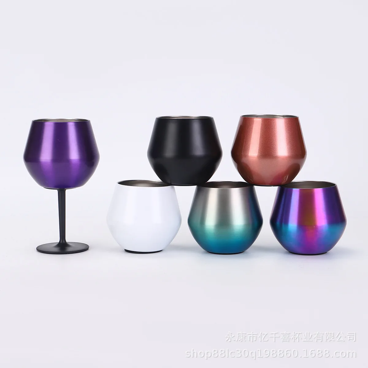 14oz Stainless Steel Dual-Use Cup Detachable Stem Wine Glass And Coffee Tumbler Vacuum Insulated Barware Goblet for Hot And Cold