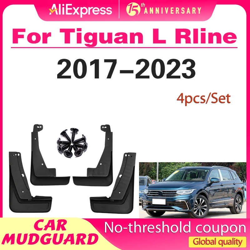 

Mudguard For Volkswagen VW Tiguan L R line 2017-2023 Front Rear Mudflaps Mudguards Accessories Auto Styline Splash Guard Fender
