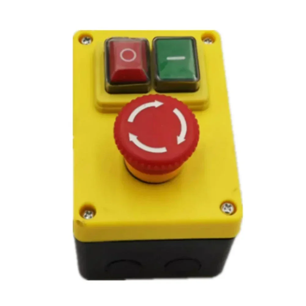 1pc Switch For KJD17D-2 16A 250V Electromagnetic Pushbutton Switch Motor Stop/Start Switch Bench Saws Power Tools Parts