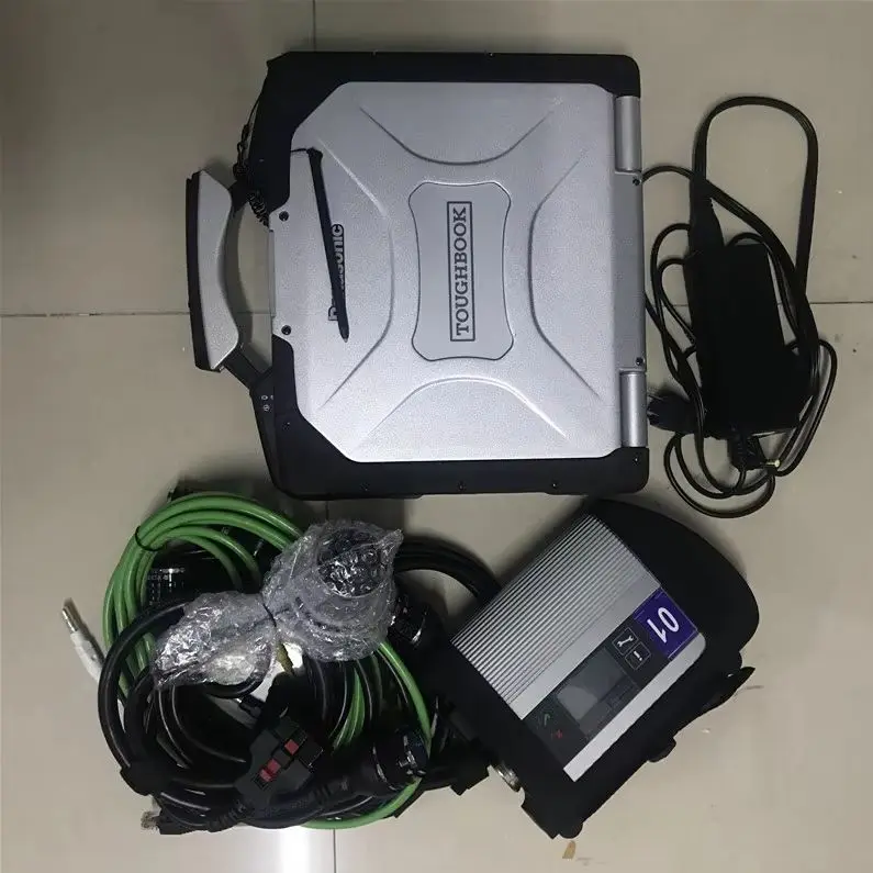 Diagnostic Tool MB Star C4 Connect SD Compact Auto Professional Car Scanner Laptop CF31 i5 4g 90% New Computer Programmer