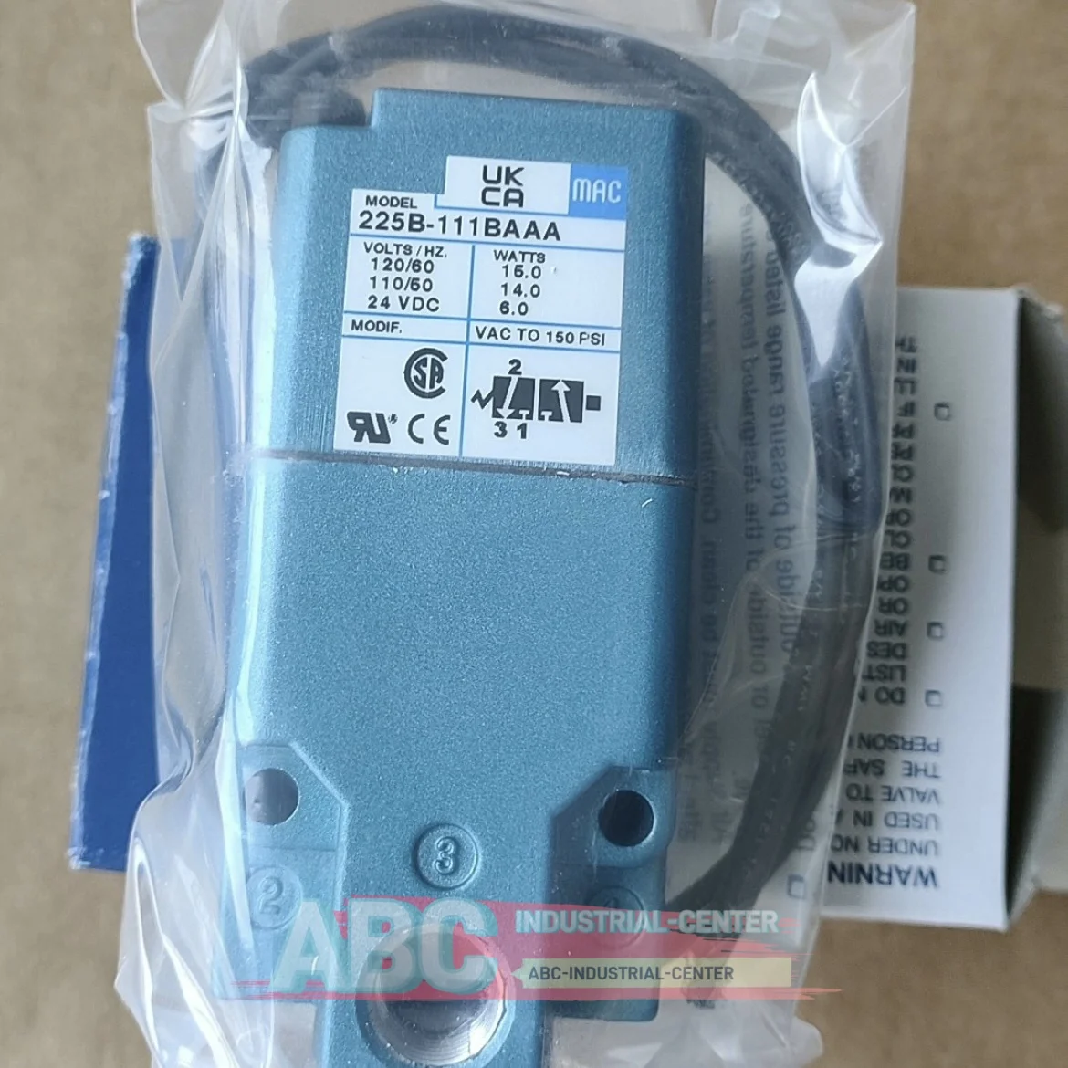 

Brand electromagnetic valve 166B-611JM M681 225B-111BAAA new