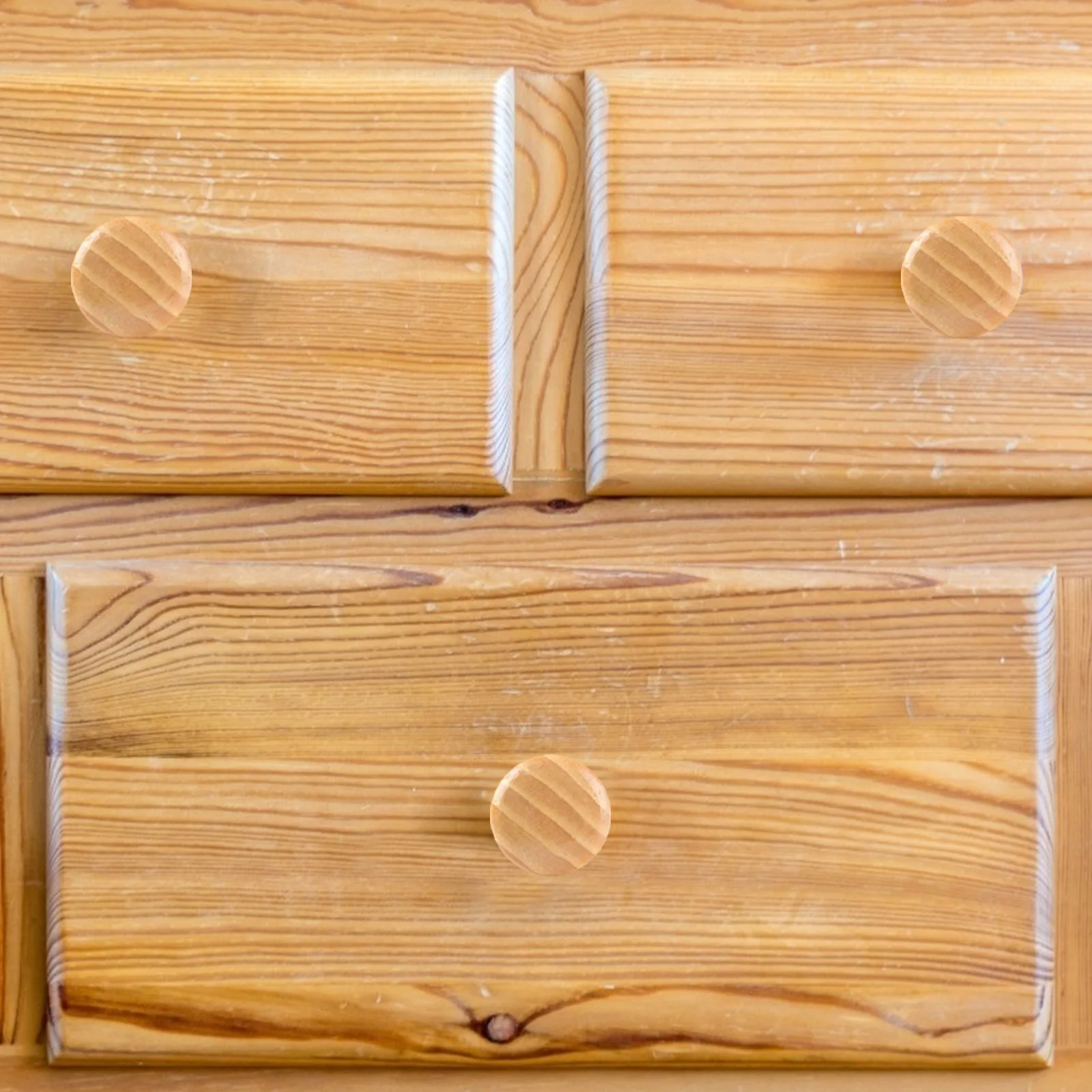 

4Pcs Wood Door Handle Round Pulls Metal Alloy Furniture Cabinet Drawer Replacement Parts Door Handle Wood Drawer Pulls