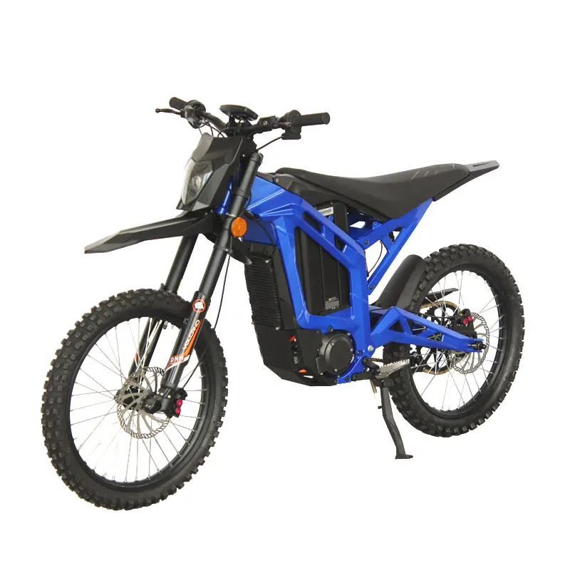 Electric Dirt Bike for Adults, Wide Tire 3000W Electric Motorcycle 48V 72v Battery, Mountain Off-road Electric Bike