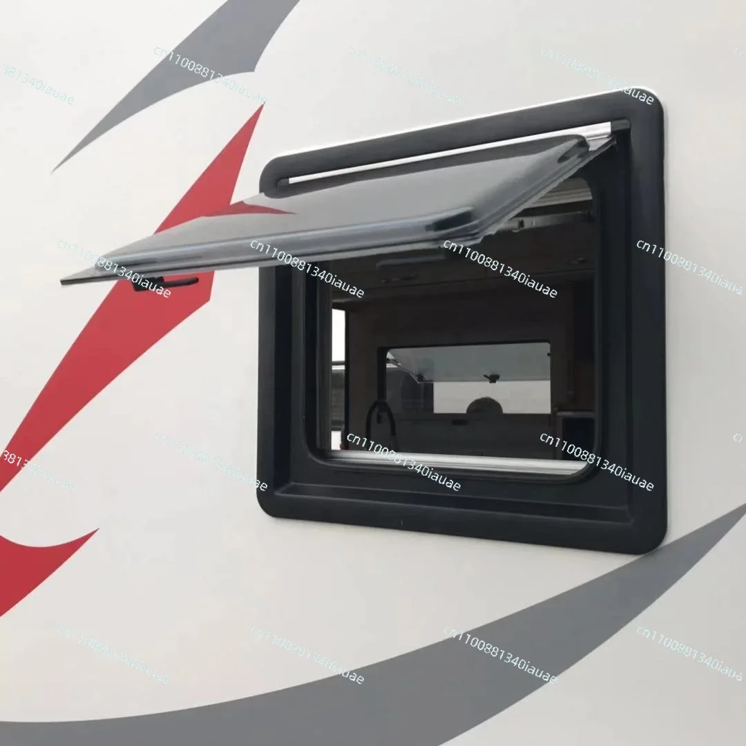 Car Right Angle Push Window Double Layer Acrylic Glass Accessories