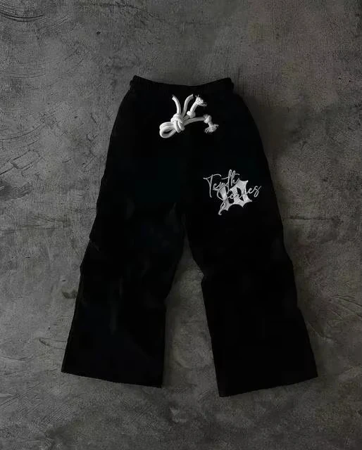 2026 Herbst Trendige High-Street Loose Straight Tube Hosen für Männer, Frauen und Kinder, Lässige Bedruckte Loose-Fit Gerade Hosen – Detail 11