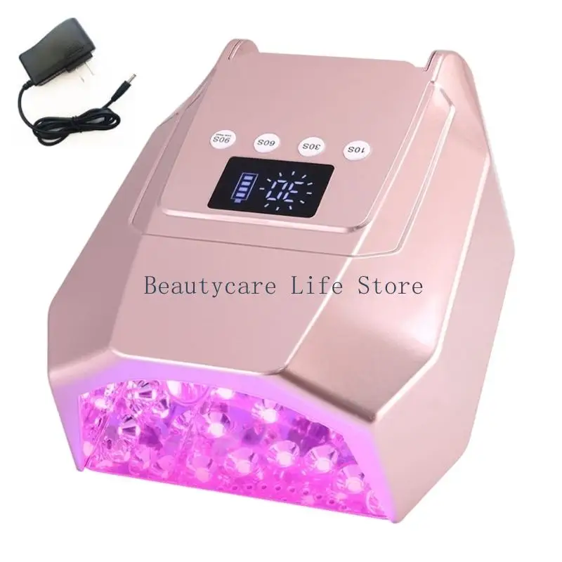652C مصباح المعالجة الأظافر مصباح مزدوج المصدر 98W جاف جاف تلميع البولندية 4 ضبط الوقت
