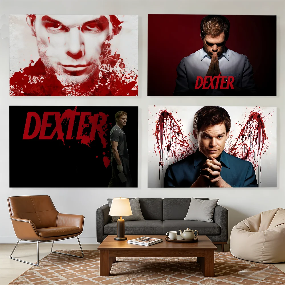 Outdoor Camping Tv - TV Şovu Dexter Bayrağı Dekoratif Afişler