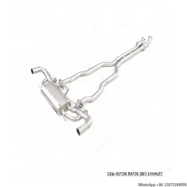 

CGW Stainless Steel 304 High Performance Valve Full Exhaust System Muffler Pipes for DB11 4.0T V8 2019+