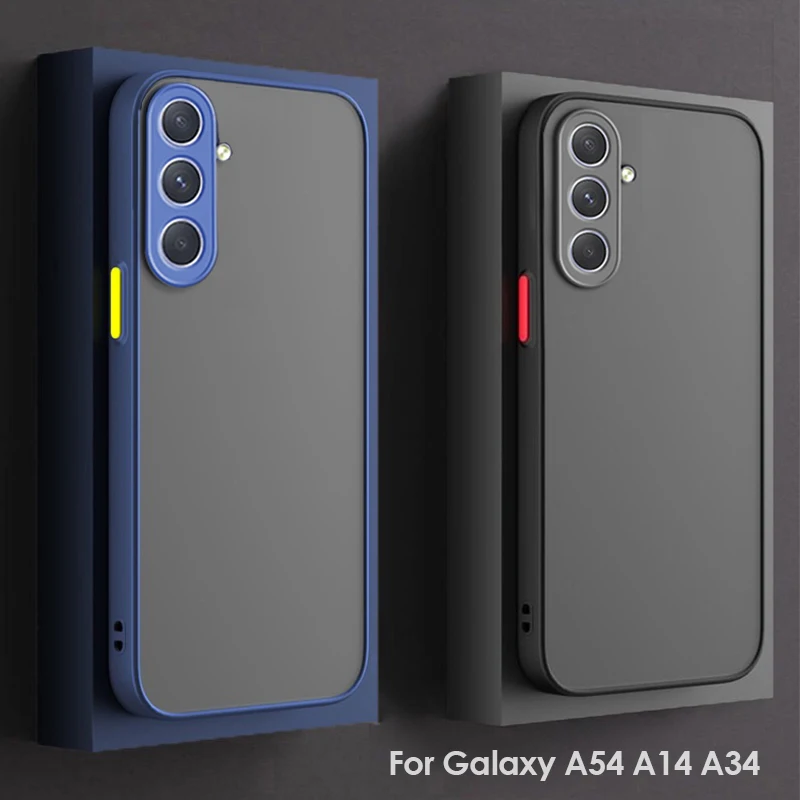 Armor Matte Hülle für Samsung A54 5G Stoßfeste Schutzhülle für Samsung Galaxy A14 A34 A54 A 14 A 34 A 54