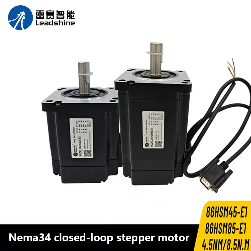Leadshine Graveur Hybride servomotor 86HSM85-E1 86HSM45 Koppel 8.5N.M 4.5N.m Hoog koppel Gesloten lusmotor 1000-lijns encoder