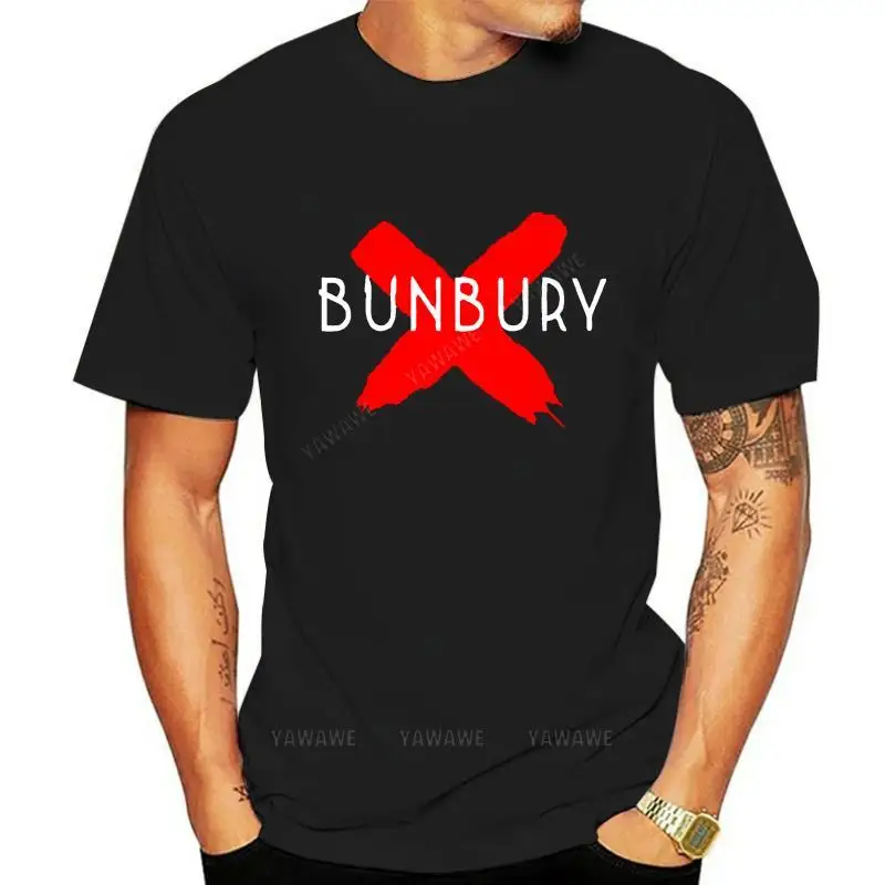 Mens brand fashion tshirts Summer Tee-shirts BUNBURY SPANISH ROCK T-SHIRT-- unisex O-neck short sleeve t shirt male casual top