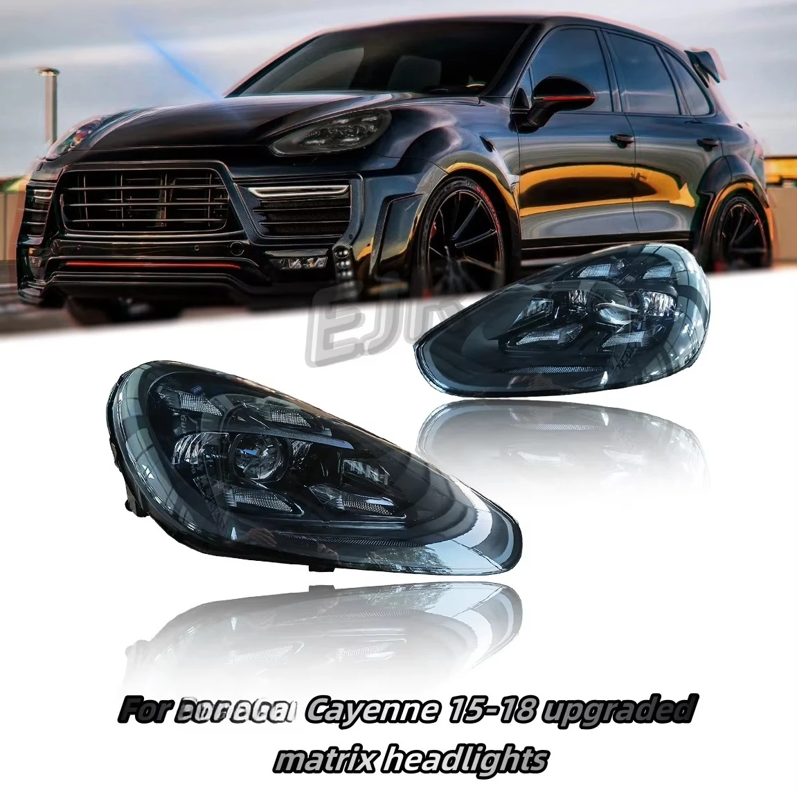 

Car Headlights forPorsche Cayenne 958.2 2015-2018 LED Car Lamps Daytime Running Lights Dynamic Turn Signals