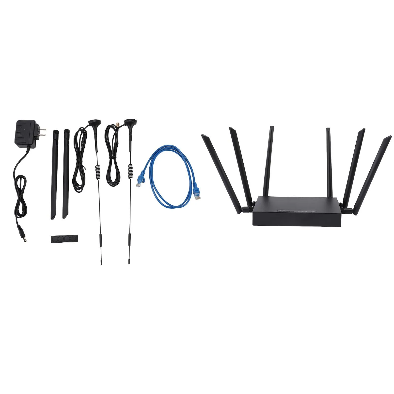 4G LTE Modem Router entsperrt 4G LTE Modem Router 300 Mbit/s 2,4 G 5 LAN WLAN Router mit 1 SIM-Kartensteckplatz 8 Antennen für 32 Geräte