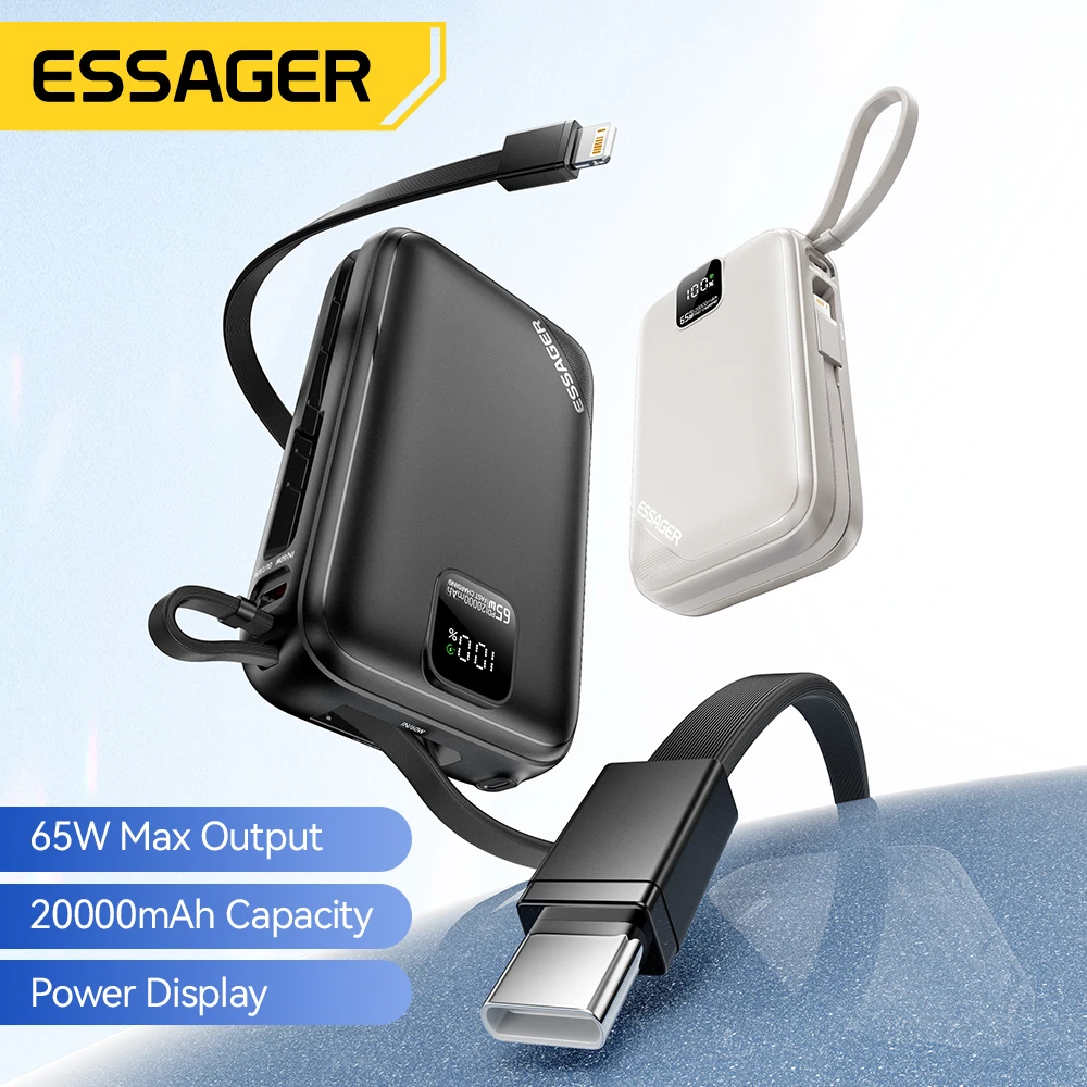 Essager Power Bank 65W 20000MA - Portable Charger 20000Mah ulasan dan harga
