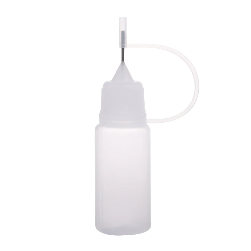 5ml/10ml/20ml/50ml Needle Tip Glue Bottle Applicator DIY Quilling Tool Glue Plastic Liquid Dropper Bottles