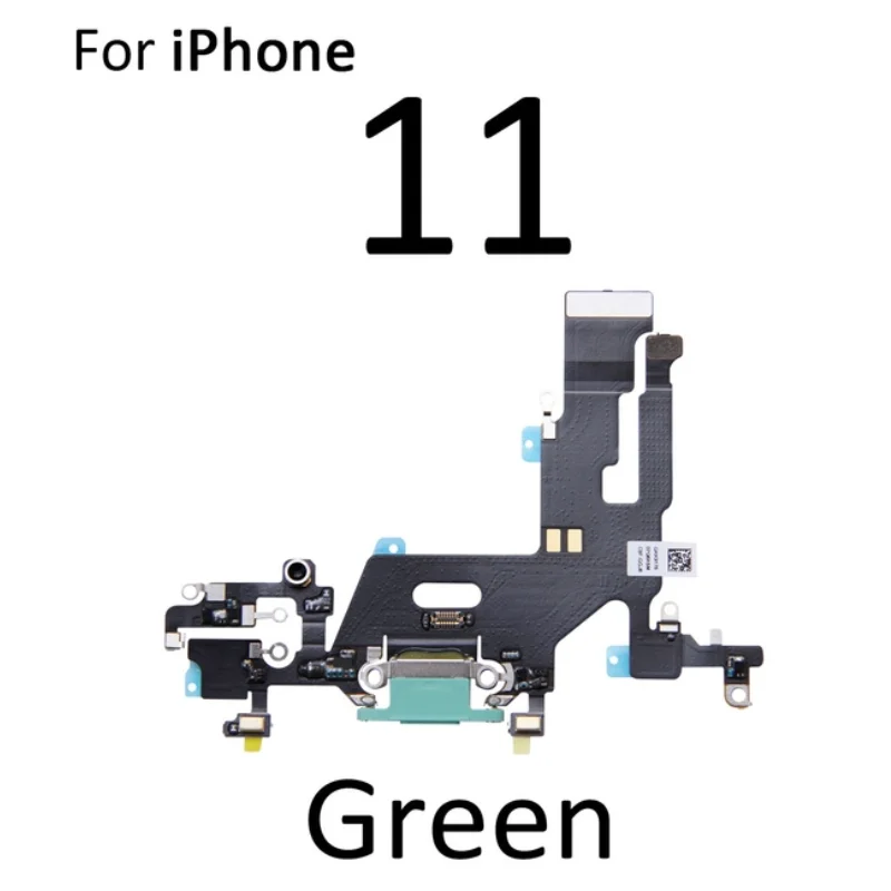 ORIGINAL USB Charger Port Flex Cable For iPhone 11 11pro Max Dock Charging Connector With Microphone IC Ribbon Replacement image 5