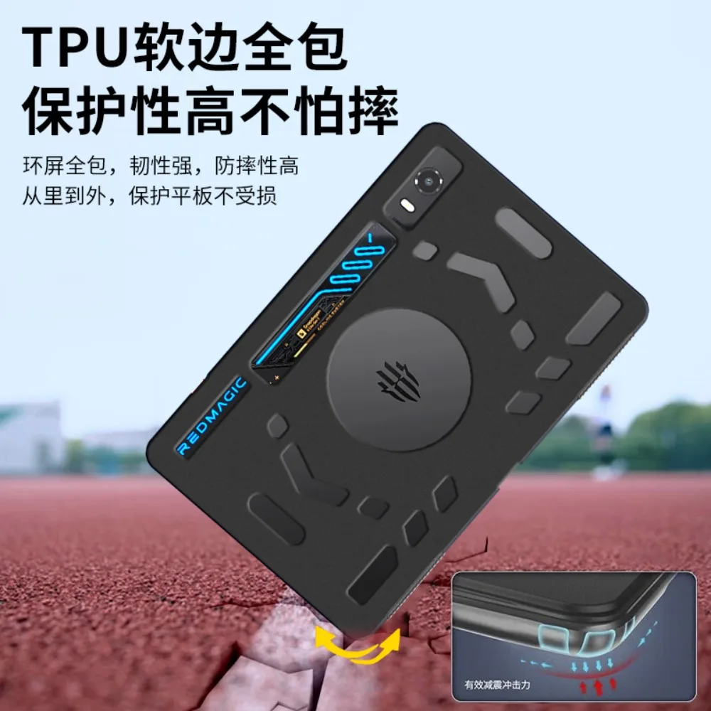 Case For ZTE Nubia RedMagic Astra 2 , Gaming Tablet 5 Pro 9.06" Gaming Tablet Slim Shockproof Case Hollow Cooling TPU Back Cover view 3