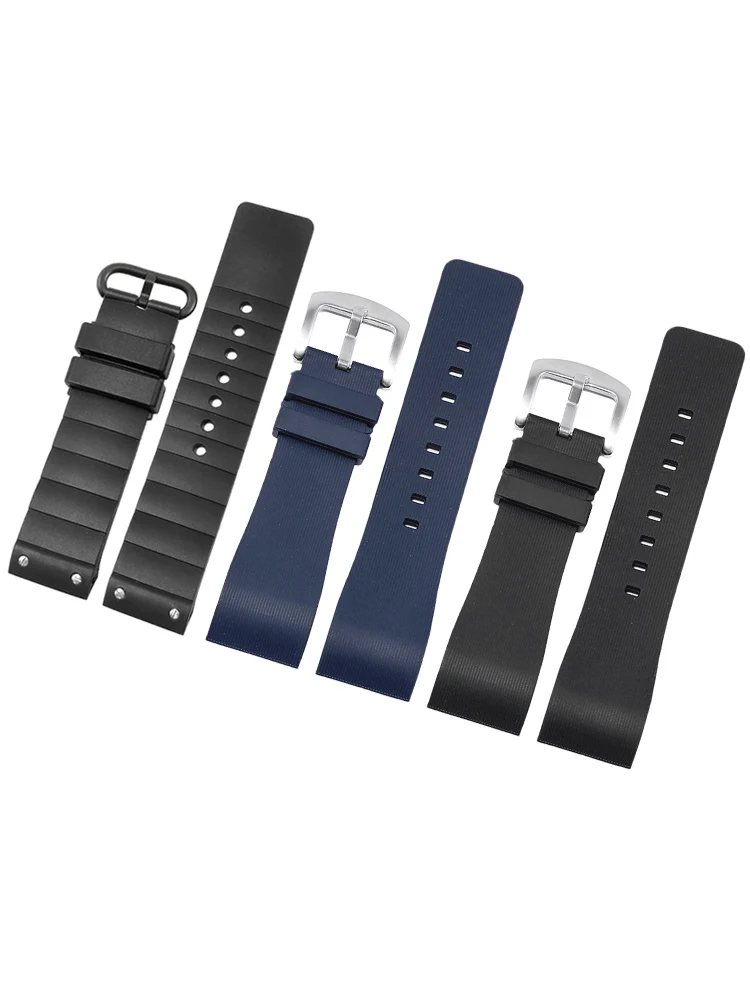Silicone Watchband for Cartier Santos Sandoz 100 Series Men\'s Women\'s Rubber Watch Strap Chain 20mm 23mm Wristband Bracelet