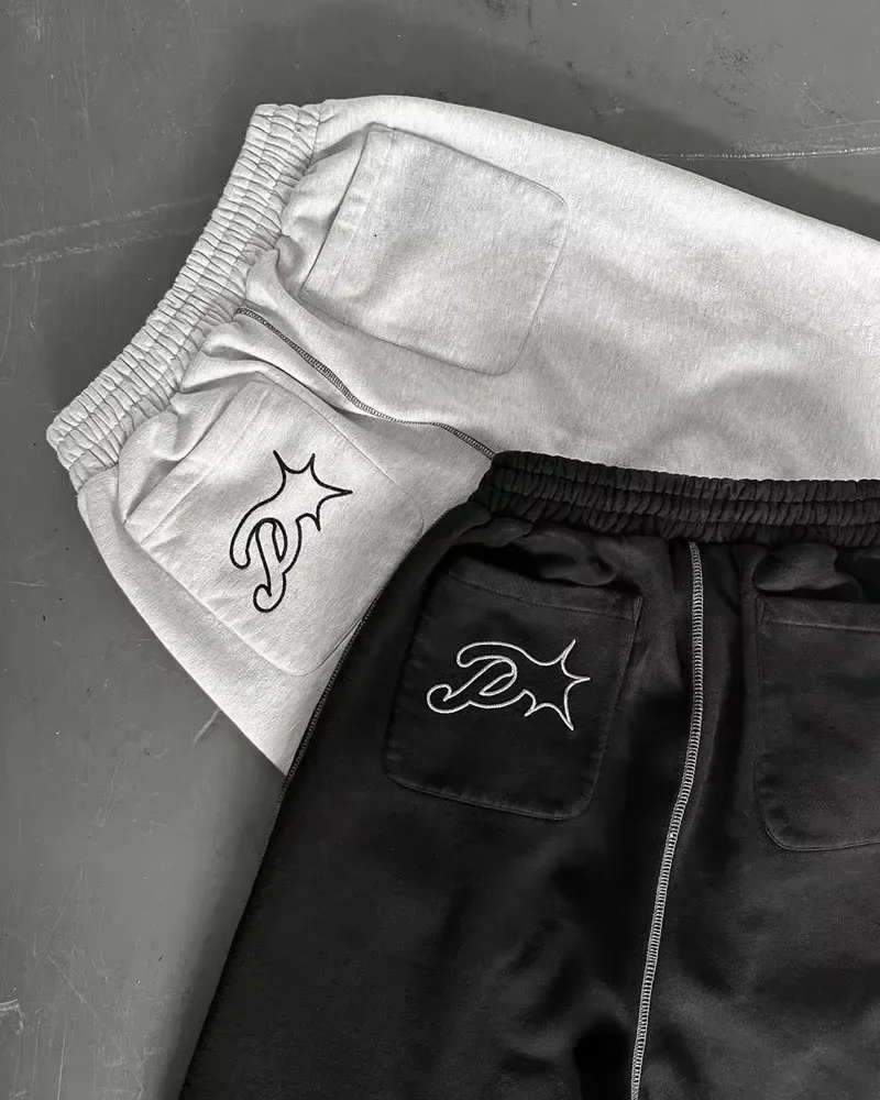 PROTECT-Pantalon de survêtement brodé de lettres pour hommes et femmes, Pantalon Joker décontracté, Streetwear gothique, Mode Harajuku, Y2K, Hip Hop, Nouveau