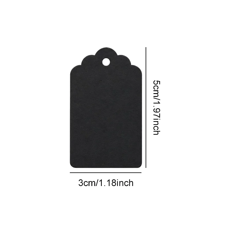 49/99PCS Kraft Paper Blank Gift Hang Tags with Holes Labels for Jewelry Price Display Classification Wedding Party Present ZYF