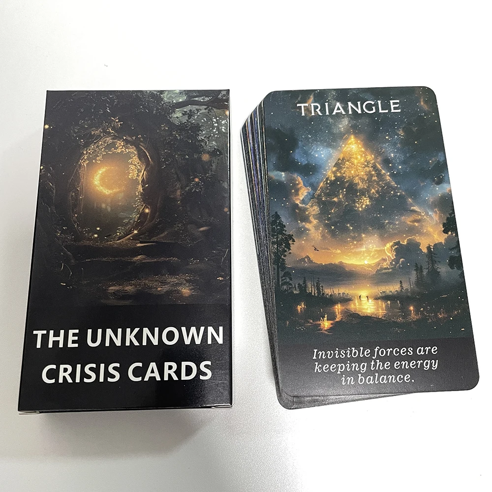 Unknown Crisis Oracle Cards, Prophecy Tarot Deck, Clarity Cards, Fortune Telling Toys, Taro for Beginners with PDF Guidebook