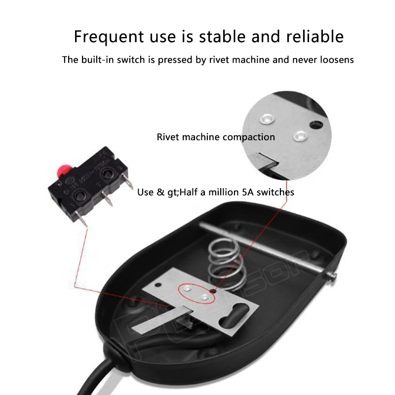 Pcsensor FS2019U Foot Switch, Wear-Resistant And Durable USB Foot Controller Suitable For Game Control And Instrument Control view 4