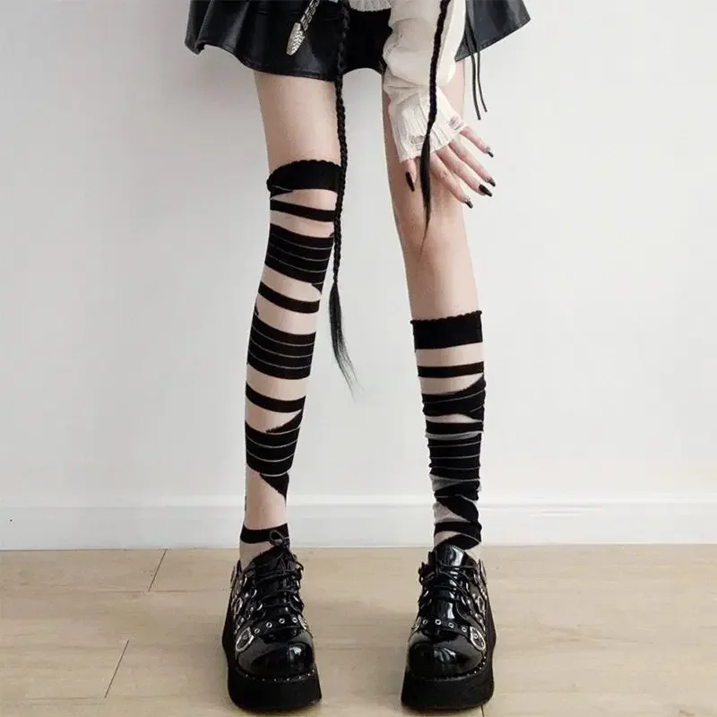 

Японские чулки в консервативном стиле, женские винтажные классические чулки в стиле Лолиты, повседневные, нерегулярный дизайн, сексуальные милые чулочно-носочные изделия для школьниц Y2k