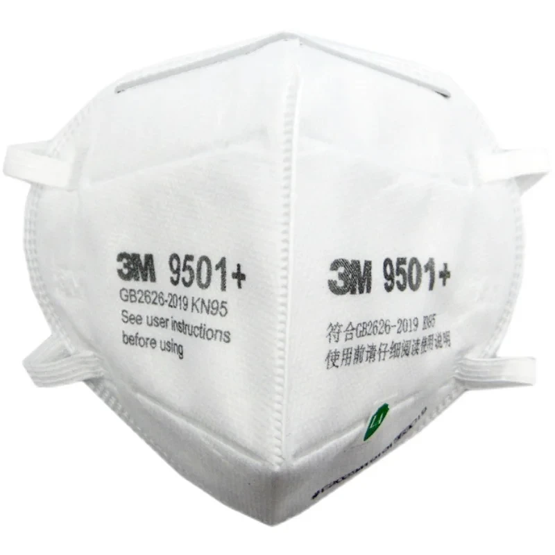 50pcs/Lot 3 M KN95 Mask 9501 9502 Earloop Reusable Individual PackAnti Smog Protective Industrial Dust Influenza Virus Mask