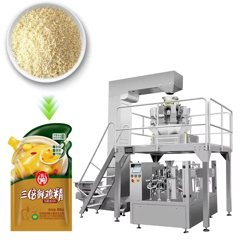 High-efficiency Multifunctional Zipper Bag Packaging Machine, Automatic Upright Food Bag Filling & Sealing Machine