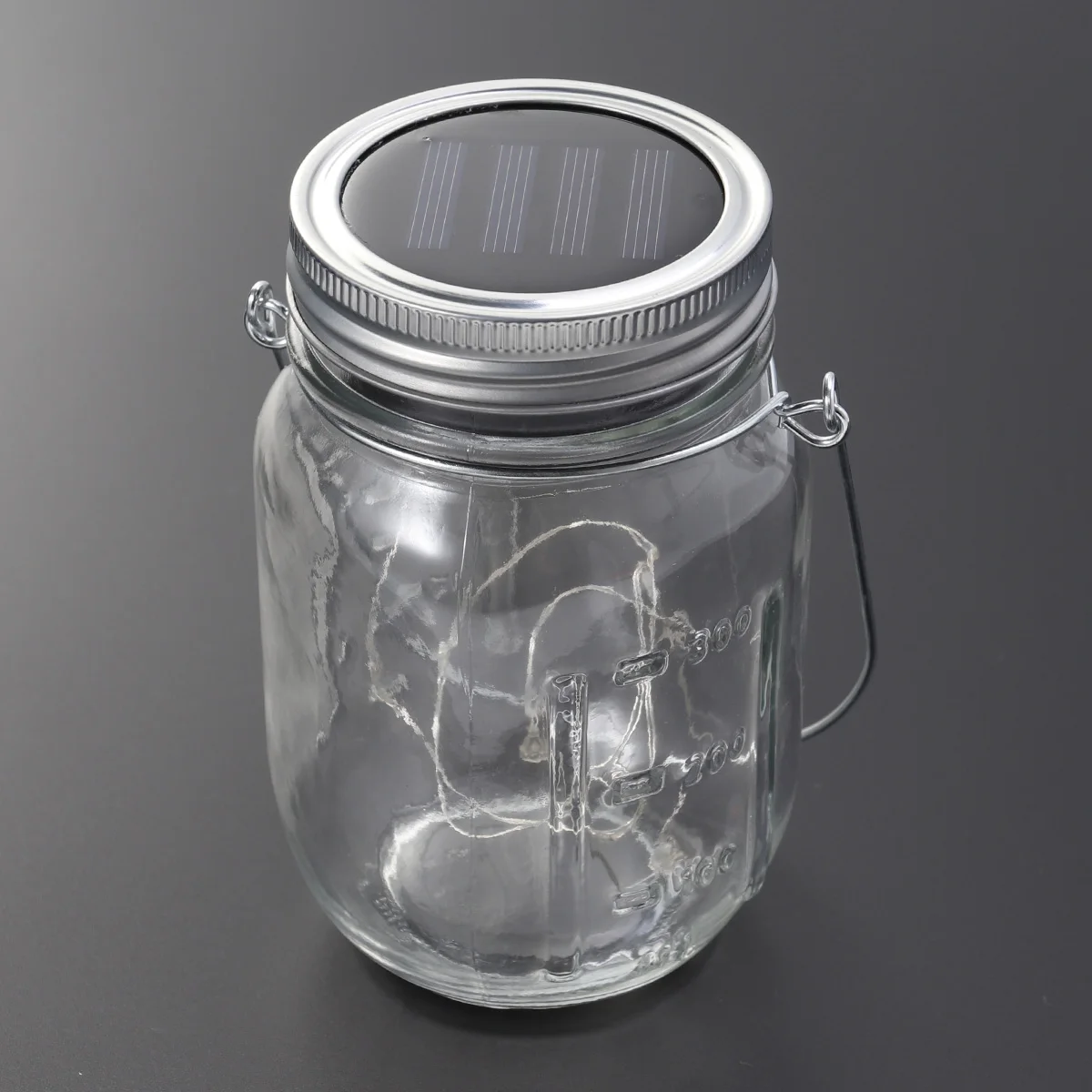 

4 PCS Garden Light Solar Jar Lights Outdoor Colorful Fairy Waterproof Lids