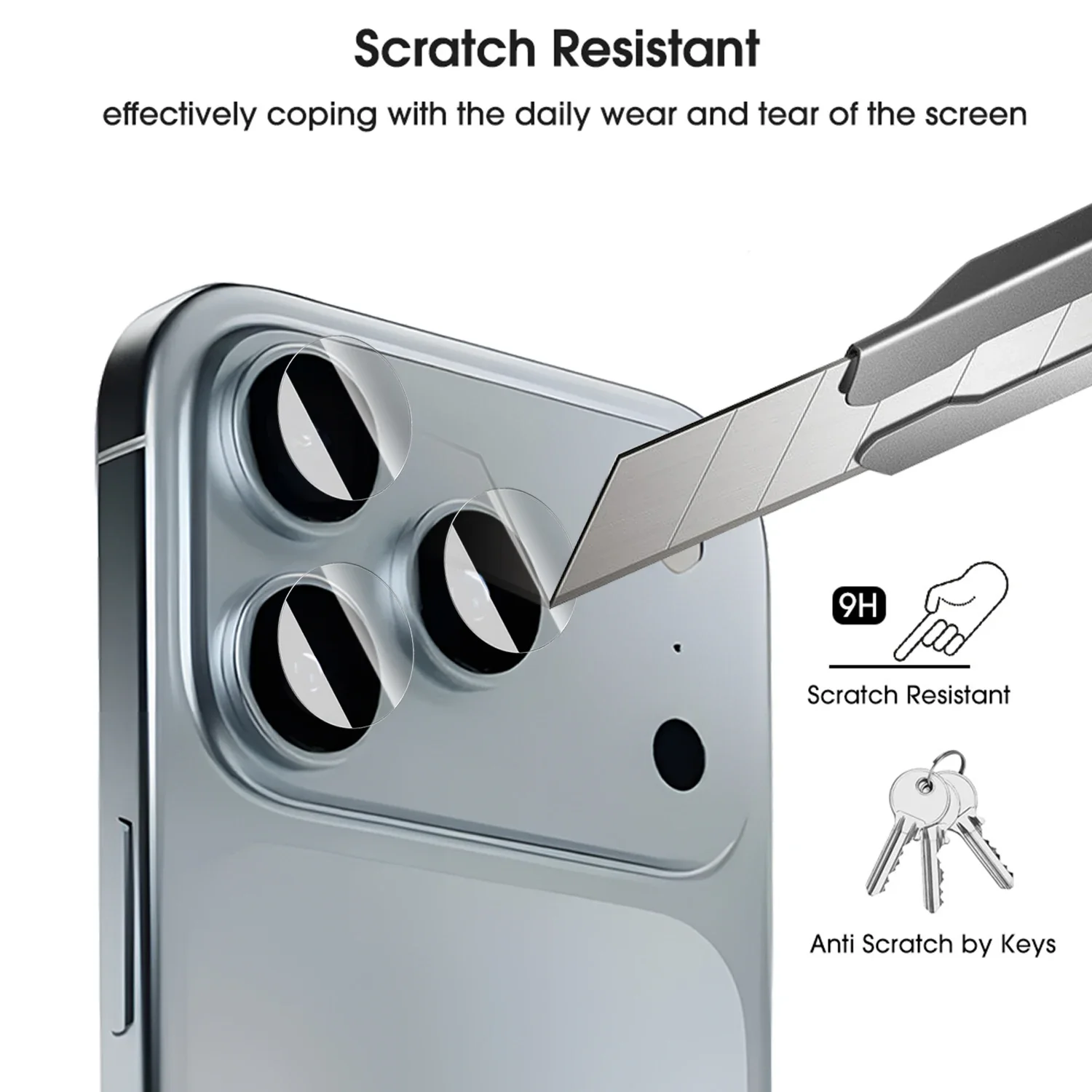 HD Helder Gehard Glas Camerabeschermers voor IPhone 17 Pro Max/17 Air/17 Pro Antikras High-definition Individuele Lensfilms