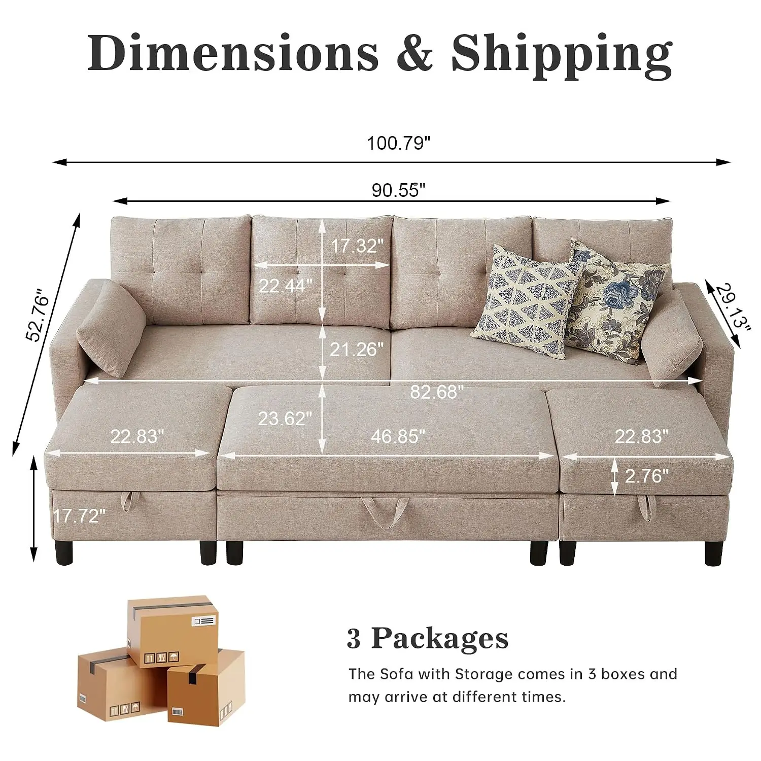 Thumbnail 3 - #3 Storage Coffee Tables Sale