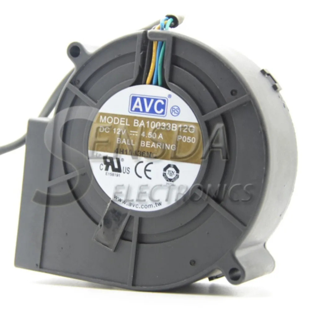 Original 9733 Super Violent Fan Air Dryer Exhaust BBQ Blower Fan 12V 4.5A BA10033B12G 9.7cm Centrifugal Turbo Blower