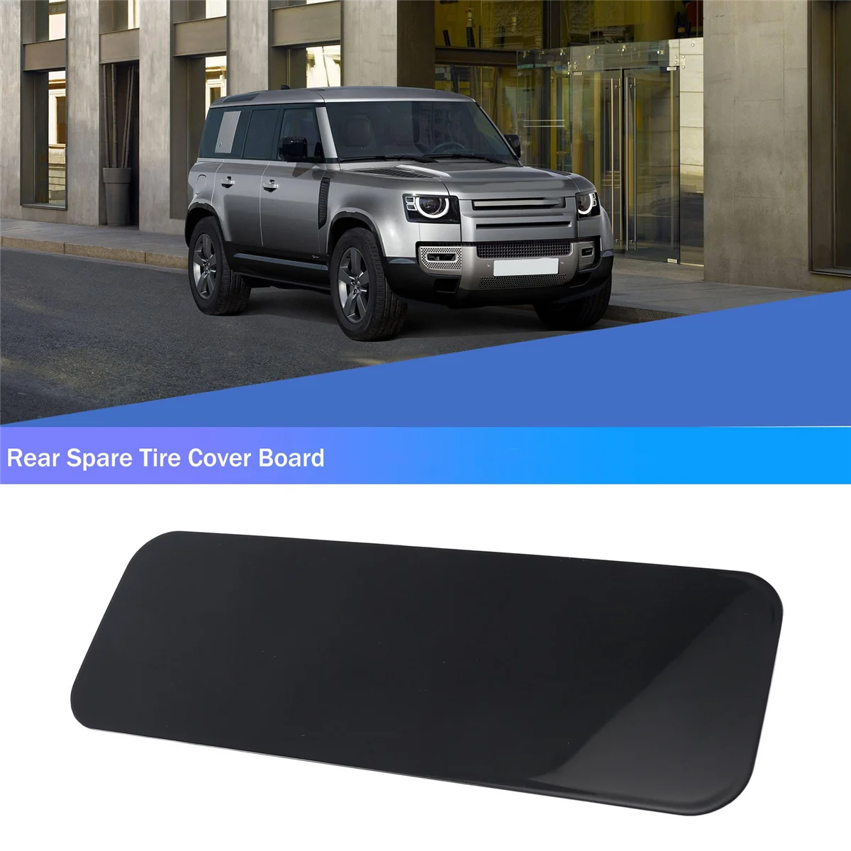 Car Rear Spare Tire Cover Board for Land Rover Defender 90 110 2020-2023 Protective Cover Car Trunk Tailgate Decoration