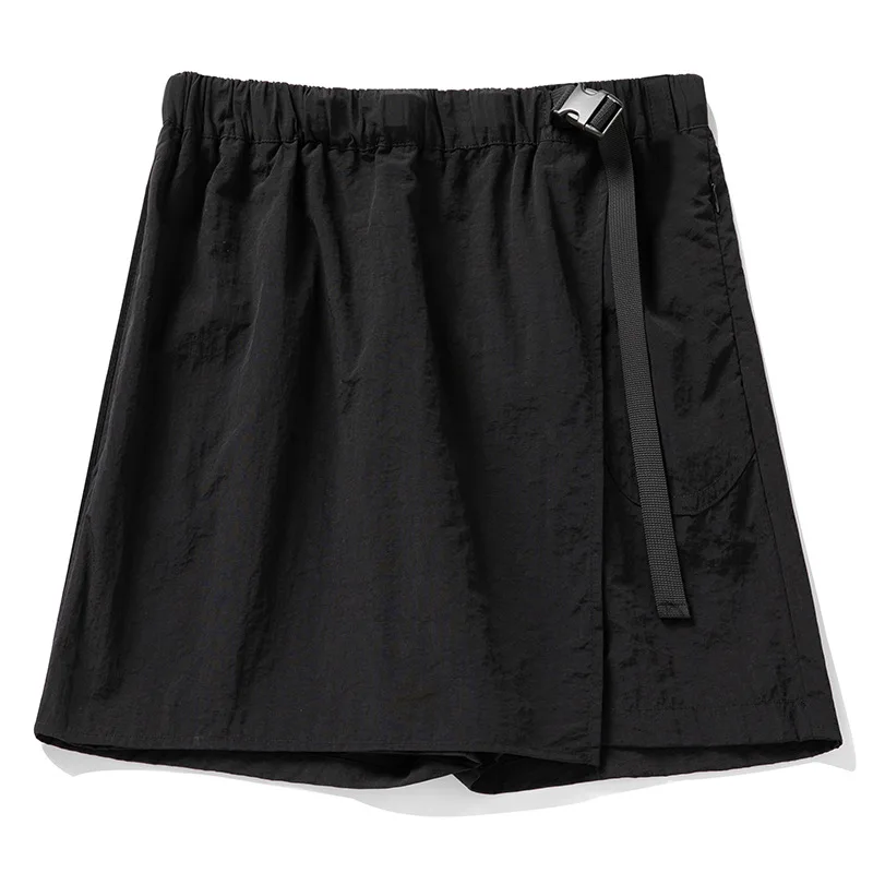 HOUZHOU A-line Half Skirt Shorts Women Outdoor Waterproof Summer Mini Skirt Pants for Women Casual Sports Korean Golf Outer Wear