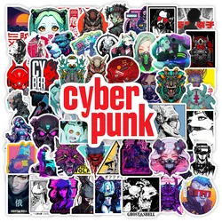Cyberpunk Sticker 80s Sci-fi Anime Game Kid DIY Gift Toy Decorative Decal for Scrapbook Journal Laptop Luggage Bottle Waterproof