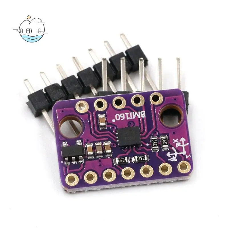 

AED6-10Set BMI160 GY-BMI160 6DOF 6-Axis Rate Gyro Gravitation Accelerometer Sensor Module IIC I2C SPI Communication Protocol 3-5