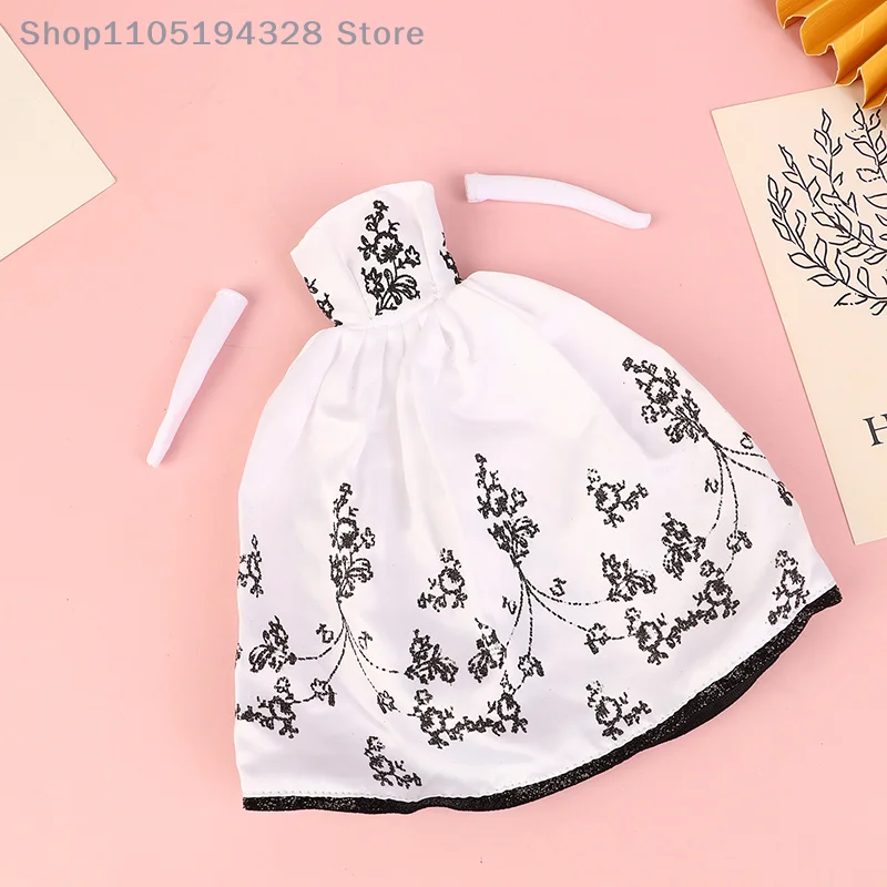 Doll Clothes Princess Dress Banquet Party Beautiful Dress Embroidery Tulle Dress For 11inch Doll