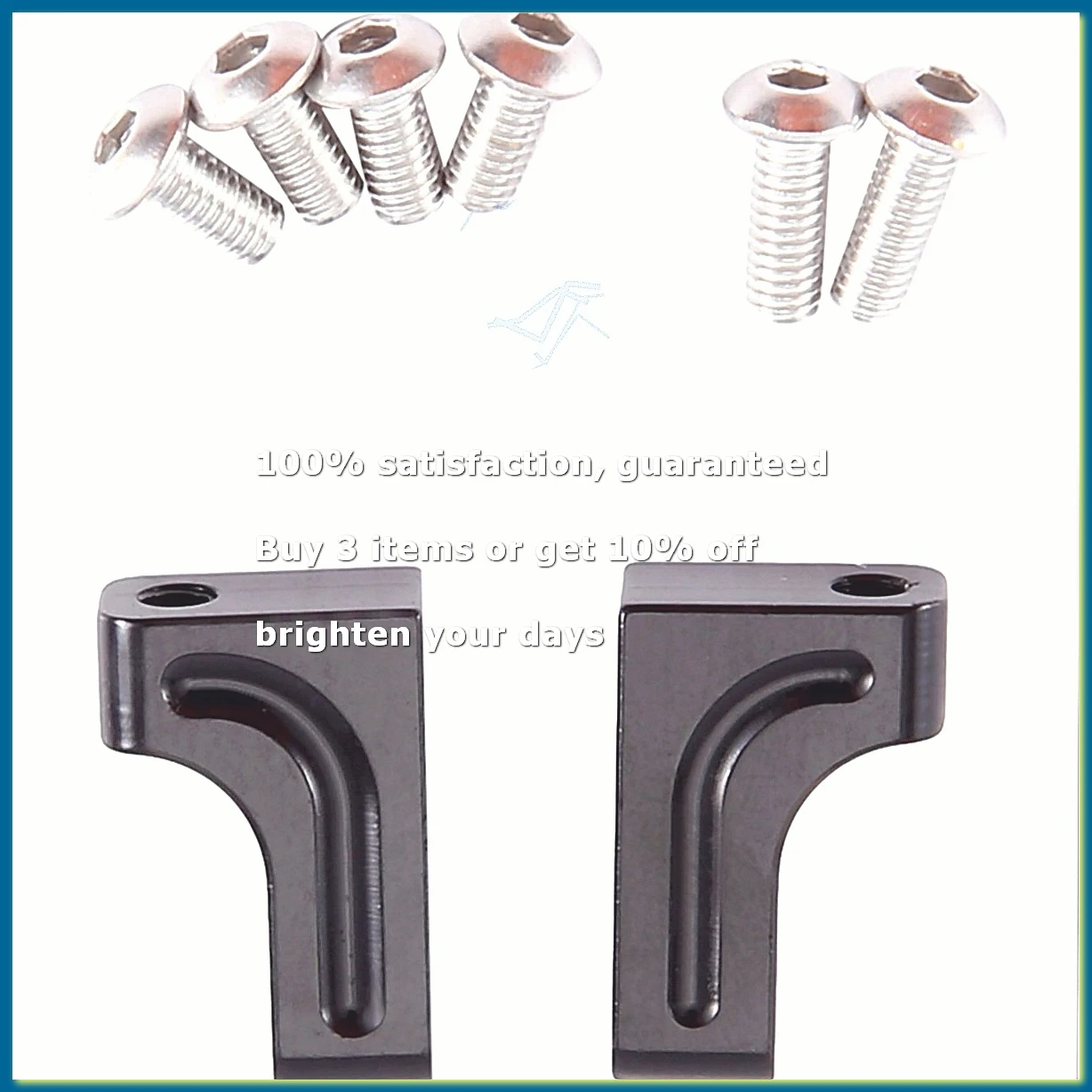 Metal Servo Mount 2PCS for Axial SCX10 CC01 D90 1/10 RC Crawler Car