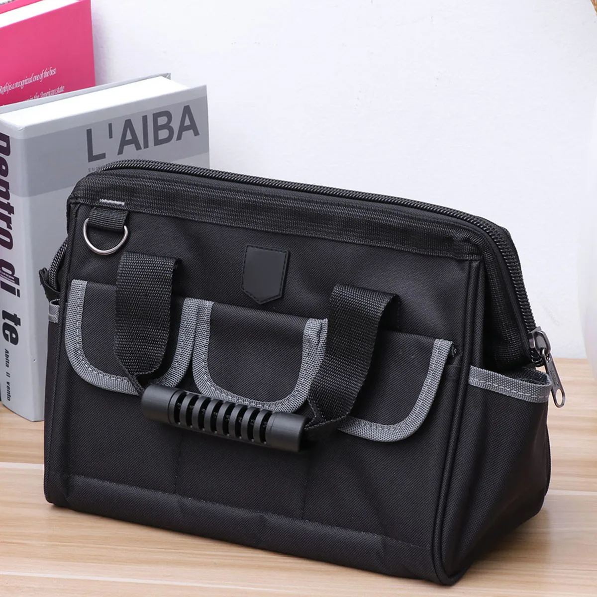 

Large Capacity Tool Bag Durable Oxford Wear Resistant Electrician Kit Maintenance Canvas Multi Function Repair Service