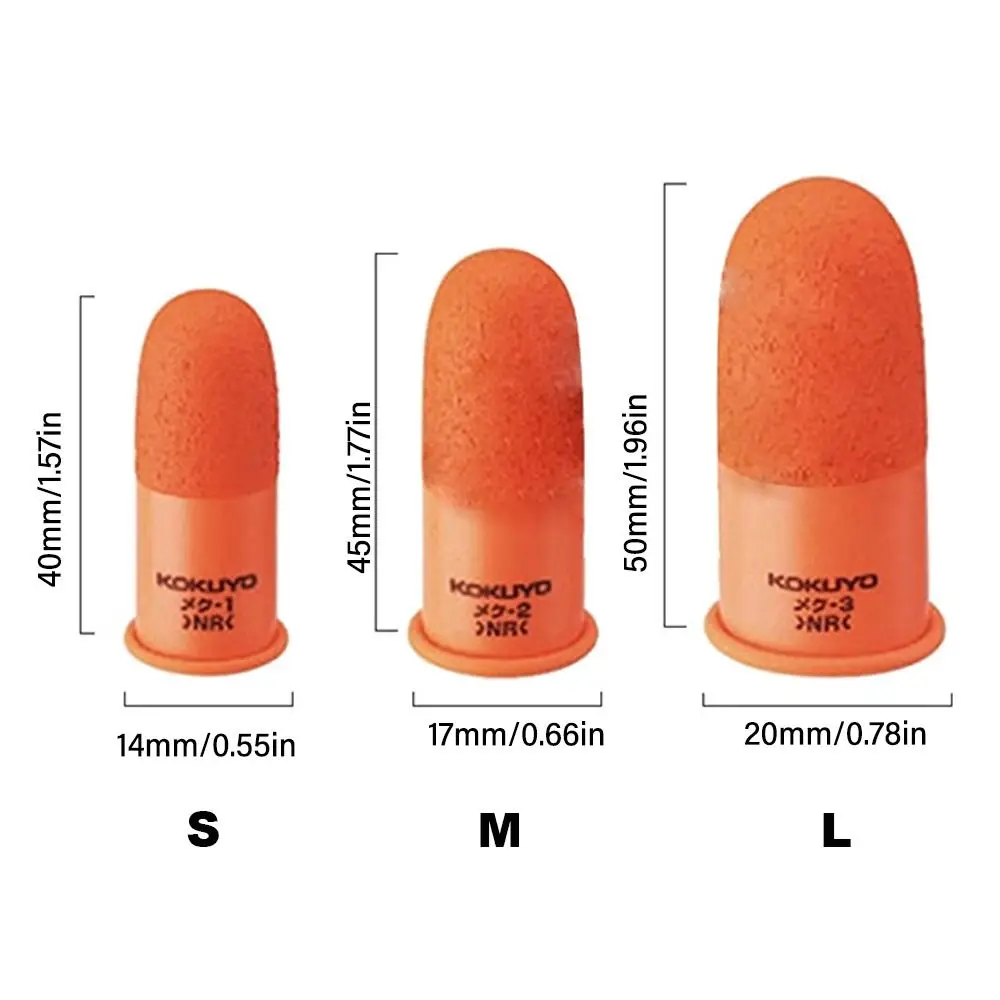 Herramienta naranja antideslizante cubierta de dedo multiusos para contar cunas de dedo Protector de costura Protector de yemas de los dedos guantes de trabajo