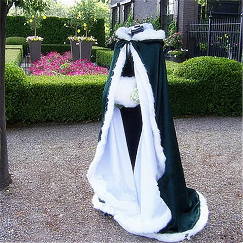 Satin Medieval Cloak Full length Cape Wedding Bridal Coat Cape Full Length Wedding Cape