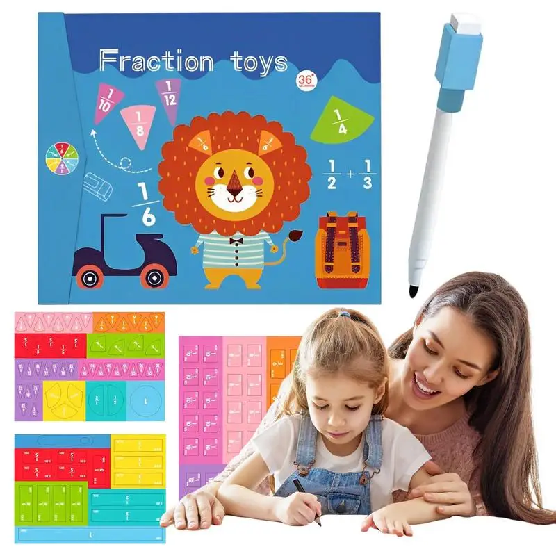 Magnetic Fractions Activities Class Set Rainbow Math Manipulatives Set Magnets For Elementary School Classroom Makes Learning