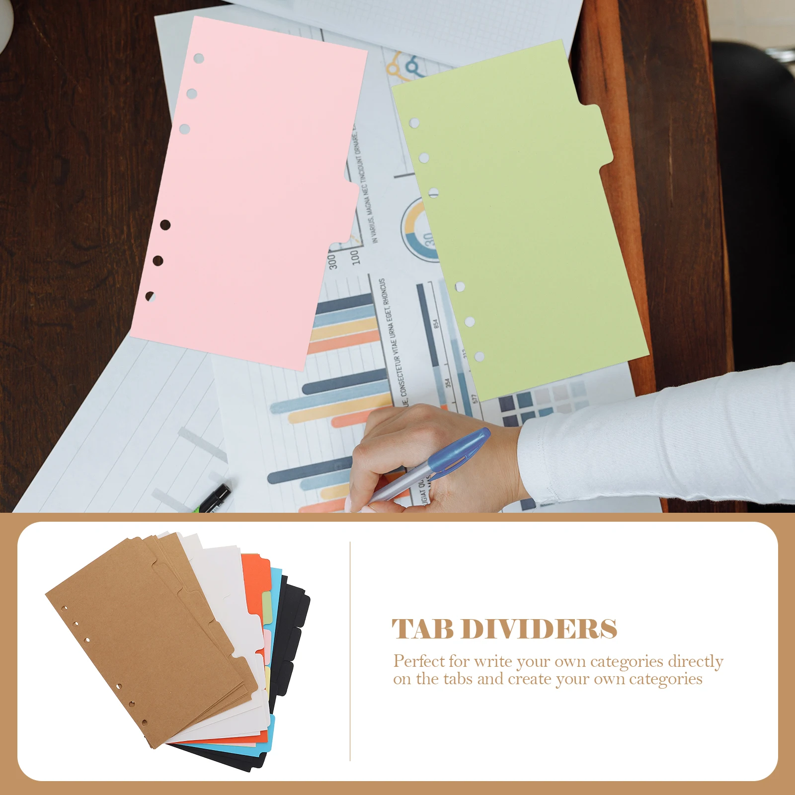 

20 шт. удобные индексные разделители, красочные вкладки для четкого разделения, быстрая оценка в переплетах, разделители вкладок для ноутбуков