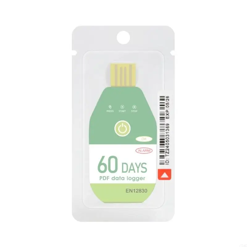 C7AC เครื่องบันทึกข้อมูลอุณหภูมิ USB การตรวจสอบ 60/90/120 วันสำหรับการขนส่งโซ่เย็น