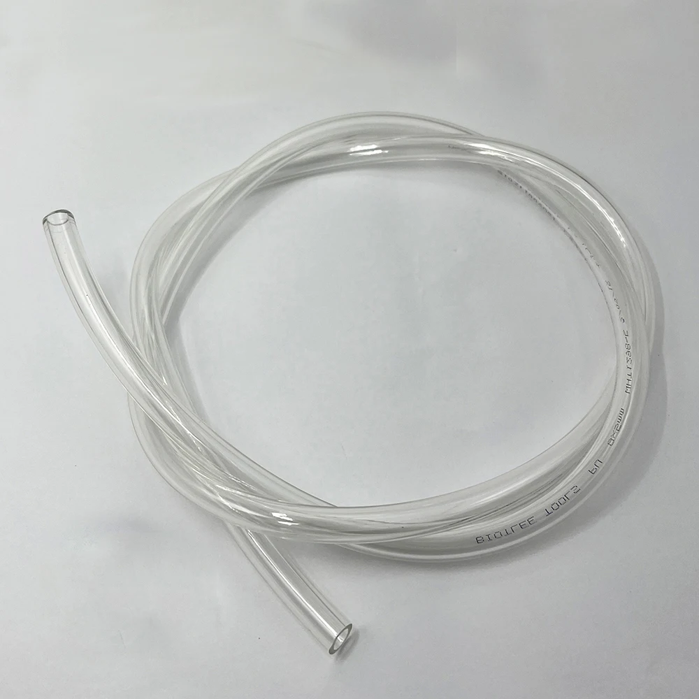 10 meters Waterjet Machine Parts Half Rigid Tube 5*8mm HP Transparent Pipe Water Jet Cutting Heads Abrasive Feed PU Tubes
